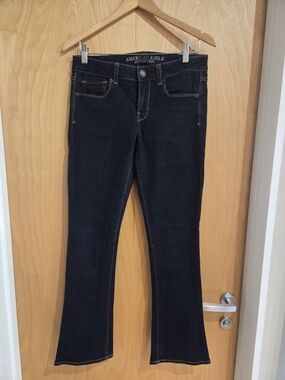 American Eagle Outfitters Dark Indigo Flare Jeans